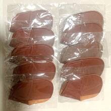 10pcs Golf Club Head Covers, Multi-Style Iron Club Leather Headcovers, High Quality Golf Club Head Protector Caps/Golf Club Covers/Iron Club Headcovers - Multicolor - View 8