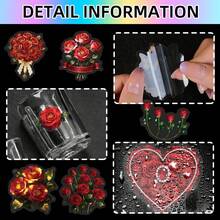 56 szt./zestaw naklejek walentynkowych, zestaw naklejek z różnymi wzorami kwiatowymi, kreatywne naklejki na festiwale, doping i imprezy, dekoracyjne prezenty DIY, artystyczne naklejki na pamiętnik, laptopa, notes, butelkę z wodą, etui na telefon, estetyczne naklejki dla nastolatków i dorosłych, artykuły szkolne - Wielokolorowe - Zobacz 5