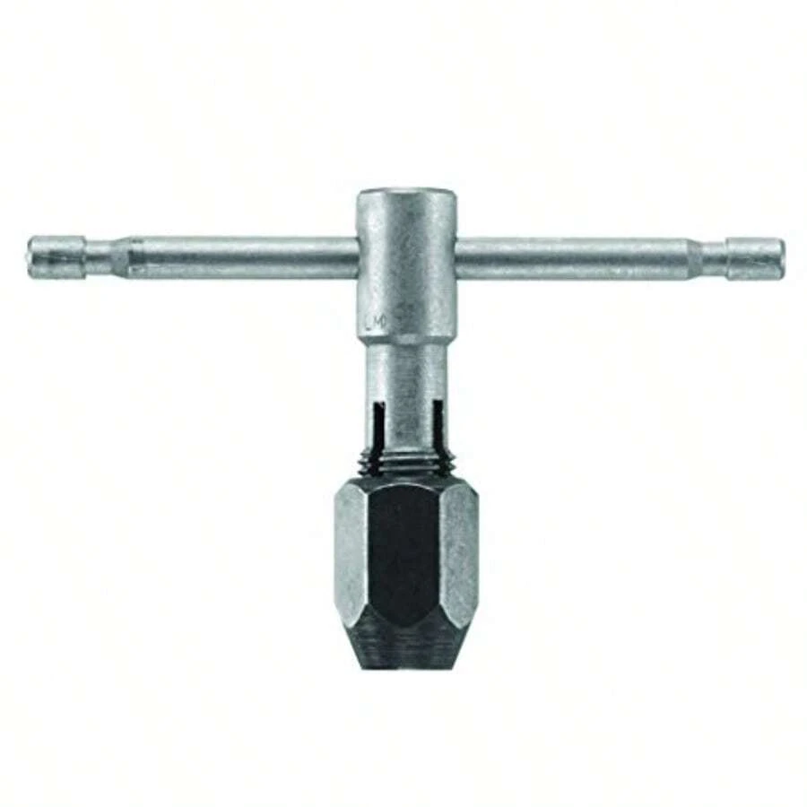 BOSCH BTH014#0-1 4 pulgadas Llave de llave de mango en T con mordazas ajustables de acero al carbono endurecido autoigualables para un roscado manual preciso incluye: 1 llave - Negro - Ver 1