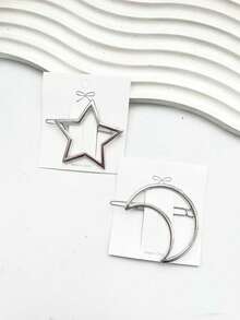 2pcs Women's Fashion Cute Polka Dot Asymmetrical Geometric Hair Clips, Suitable For Everyday Use Claw Clips Hair Claws Hair Barrettes, Hair Accessories