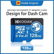 Kodak 128GB 行車記錄器記憶卡 32GB 監控攝影機原廠 Micro SD 卡 256GB 記憶卡 64GB 高速 V30 SD 閃存卡，相容於手機/筆記型電腦/桌上型電腦 - 藍色 - 查看 11
