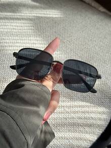 一副男士方形休闲多功能偏光时尚眼镜，适合旅行、骑行、钓鱼、海滩等场合 - 彩色 - 查看 4