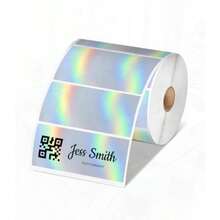 Label Stickers - Holographic - View 1