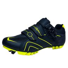 Spring Summer Mountain Bike Lockable Cycling Shoes Men Women Road Bike Lock Shoes Hard Sole Spinning Shoes Bicycle Wide Sole Shoes Sneakers For Men Elegant Shoes For Women - 568 Cao su đen trắng - Xem 2