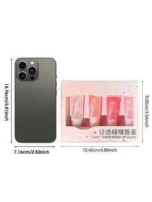 唇油和唇彩套装 - 轻盈不粘腻，滋润干燥双唇，新年和情人节完美礼品套装 - 多色 - 查看 8