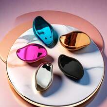 Raspador de pies para eliminar la piel muerta, lima de pies para eliminar callosidades, masajeador de pies de vidrio nano, piedra para pies para reparar las plantas, herramienta de raspado de pies - Multicolor - Ver 4