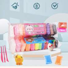 24 Colors Super Light Clay, 36 Colors Space Dough, Kindergarten Handmade DIY Crystal Clay For Kids