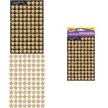 Enterprises, . Oro Sparkle estrellas SuperShapes stickers-sparkle, 400 ct(default) - Multicolor - Ver 1