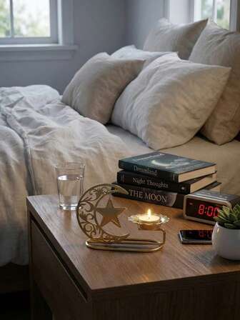 1 pieza/3 piezas Soporte de vela de metal creativo estilo nórdico para mesa de comedor, cena a la luz de las velas, decoración moderna del hogar, decoración de mesa de comedor, mesa de café, sala de estar, decoración de boda, regalos de cumpleaños, regalos de graduación.