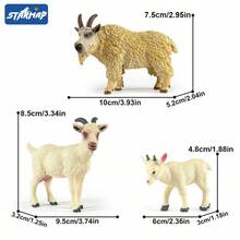 [Certified For Children] Forest Animals Figurines Woodland Animals Model Kit, Miniature Realistic Plastic Wild Forest Animals For Cake Toppers, Birthday Party Favors, Cupcake Toppers, And Kids Birthday Gifts - Multicolor - View 40