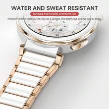 18mm表带，兼容华为GT5 Pro 42mm、GT5 41mm、GT4 41mm；不锈钢表带，兼容Garmin Venu 3S，蝴蝶扣配件 - 18mm - 查看 8