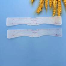 Silicone Eyebrow Stencil Kit, Eyebrow Shaping Template, Makeup Tool Set With OPP Bag - Multicolor - View 5