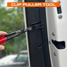 1pc Car Headlight Repair Installation Tool Trim Clip Removal Pliers Van Door Panel Fascia Dash Upholstery Remover Tool Dropshipping, Tool Repair Kit For Automotive Door Panel, Upholstery, Dashboard, Plastic Fastener - Red - View 10
