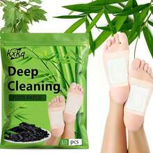 10pcs/Pack Deep Cleansing Foot Pads, Foot Patches For Foot Care, Self-Adhesive Foot Pads - Multicolor - View 1