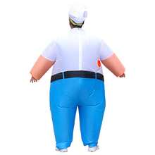 Hercules Inflatable Costume, Fitness Costume, Sailor Inflatable Costume, Unisex Adult - Multicolor - View 5