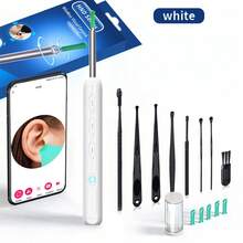 NATFIRE 这款无线智能洁耳器配备摄像头、耳垢清除功能、WiFi连接、6颗LED灯和5个硅胶耳勺，兼容、iPad和安卓设备。它适合居家清洁、旅行、婚礼、派对、生日等场合，也是送给父母和朋友的趣味新年礼物。