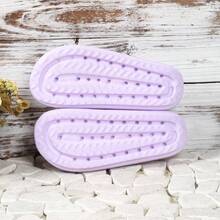 3D Orchid-Adorned Women's Slide Sandals | 2026 Summer New Arrivals In Multi-Colors Soft Cushioned Platform, Non-Slip & Wear-Resistant & Breathable, Skin-Friendly Slides Fresh & Sweet Slides Home Relaxation / Outdoor Shopping / Beach Vacations Comfortable & Versatile Summer Casual Sandals - 淡紫色 - 查看 7