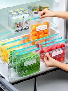45 túi đựng thực phẩm kín khí có thể tái sử dụng (10 túi lớn + 15 túi vừa + 20 túi nhỏ), túi đông lạnh dày, dùng được trong lò vi sóng, màu xanh dương, dùng để bảo quản và sắp xếp thực phẩm lâu dài, túi khóa kéo PE trong suốt, thích hợp để phân loại thực phẩm và bảo quản đồ ăn nhẹ trong nhà bếp. - Nhiều màu - Xem 2