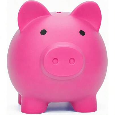 Piggy Bank Piggy Coin Banks And My First Unbreakable Plastic Money Bank S/L Size Decoration Savings, Easter, Birthday