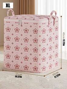 4sizes Foldable Clothes Storage Box With Handles, Large Capacity Breathable Wardrobe Clothes Storage Box With Handle And Zipper, Reinforced Portable Storage Bag For Blankets, Bedding, Space Saving Closet Organizer For Bedroom, Home, Dorm, Quilt And Also Dirty And Clean Clothes Hamper, Clothes And Toy Storage Organizer - Multicolor - View 10