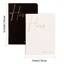 Two Vows, One For Each Bride And Groom, With Gold Leaf Letters, A Wedding Must, A Perfect Wedding Ceremony Must - 赤陶色和米色 - 查看 3