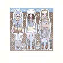 1pc - 2025 New Item - Hottie Girl Sticker For Planner - Phone DIY Decor Material - INS Sticker Gift - Water Bottle, Luggage, Skateboard Sticker - Domi Sticker - Stitch Toys, Travel Toys, Classroom Fidget Toys, Mini Stuff, Bath Toys, Christmas Stationery, Stress Ball - Birthday Gift, Christmas Gift, Christmas Eve Gift, Perfect Gift, Gift, Toys, Games - Multicolor - View 7