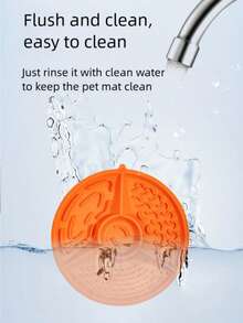 1个宠物舔食垫，硅胶宠物喂食器，吸盘式舔食垫，慢食垫，防呛慢食碗狗狗舔食垫 - Appropriate amount - 查看 6