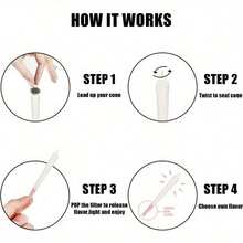 Fruit Fusion Rolling Papers - 2 Pack (12 Sheets) | Sweet Blueberry, Juicy Watermelon & Fresh Strawberry Flavors - 2 Gói (12 Nón) - Xem 9