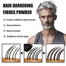 Goiple Professional Hair Building Fibers & Styling Kit,3-In-1 Formula For Instantly Fuller, Thicker Hair & Beard – Natural - Looking Hair Loss Concealer, Pump Applicator Tools –For Thinning Hair, Bald Spots, Hairline Enhancement & Quick Volumizing Styling - 灰色 1pc/0.97oz - 查看 3