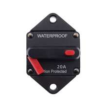 20-200A Circuit Breaker, 12V-48V DC Fuse Inverter With Manual Reset Button, Suitable For Automotive, Truck, RV, Boat, Panel Mount - Fuse Switch - View 11