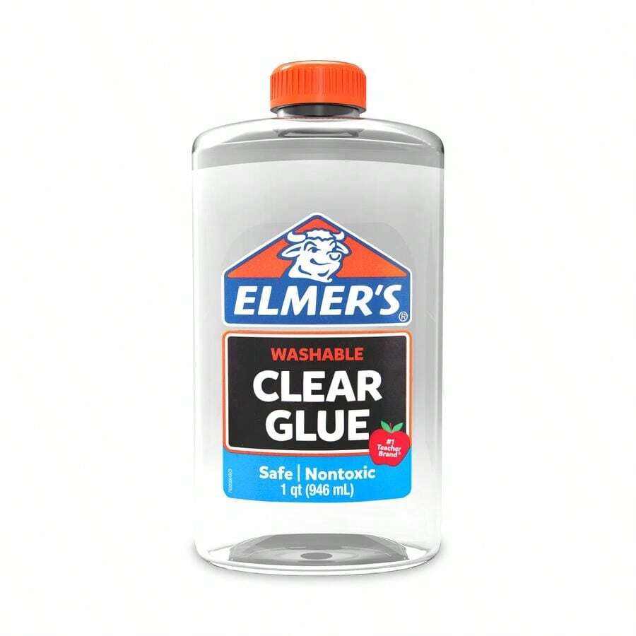 Slime Liquid PVA Glue, Great For Making Slime, Washable, 2024691, 946ml, Clear - 946mL - Xem 1