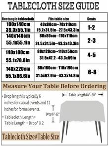 0.13mm Thick Transparent Plastic Tablecloth Protector, 100% Waterproof And Oil-Proof, Suitable For Dining Tables, Parties And Holidays - Multicolor - View 3