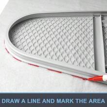 Almohadilla para tabla de planchar cortar a los tamaños deseados se adapta a tablas de planchar de hasta 21 x 57 pulgadas almohadilla gruesa de fieltro de alta calidad almohadilla de - Blanco - Ver 4