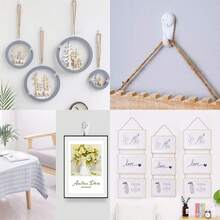 20pcs Invisible Wall Nails, Photo Frame Nails, Cross Stitch Nails, Wall Hooks, Non-Damaging Nails - White - View 7