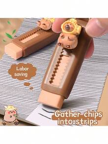 1个/2个/4个装河马造型橡皮擦，柔软舒适，是理想的校园用品、居家必备、文具清洁和整理用品，适合学生和办公室使用。新款河马压感橡皮擦专为小学生设计，不留残渣，不留痕迹。4B卡通河马橡皮擦，适用于办公和教育用途。绝佳的返校礼物。