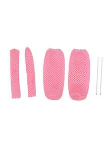 4件装透气摩托车把套，通用夏季防汗防滑刹车离合器杆软套 - 彩色 - 查看 14