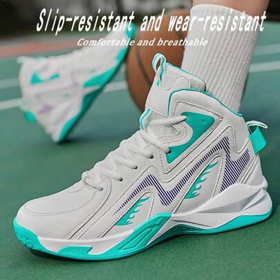 新款篮球鞋，防滑耐穿，休闲运动鞋，跑步鞋，青少年篮球鞋，专业训练学生版
