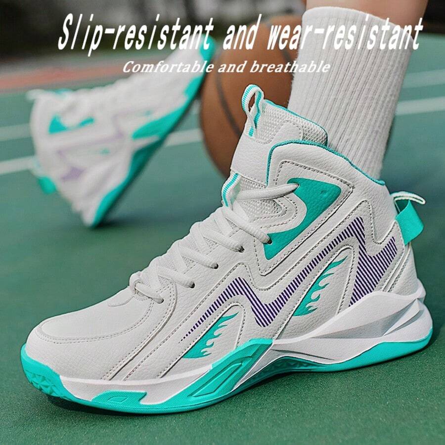 新款篮球鞋，防滑耐穿，休闲运动鞋，跑步鞋，青少年篮球鞋，专业训练学生版