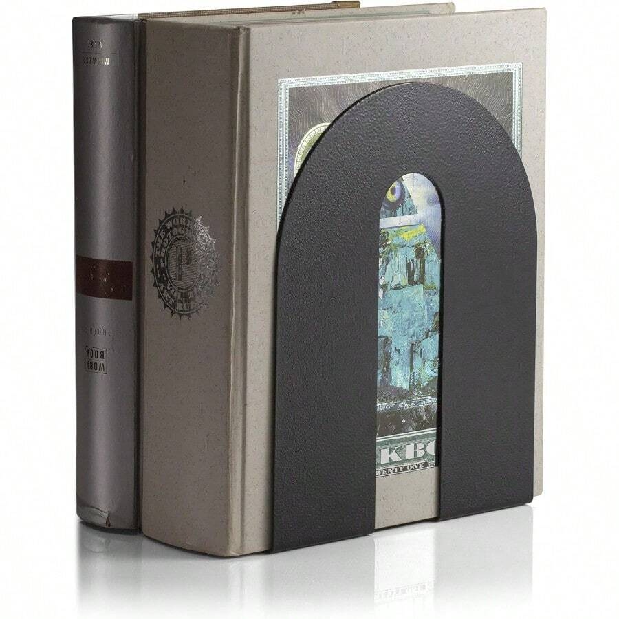 Officemate Bookends Heavy Weighted 10" Steel Black 93182 - coloresvariados - Ver 1