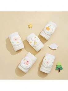 Baby Crawling Knee Pads, Thin Summer Infant Knee Protector Anti-Fall Toddler Knee Pads Knee Sleeve Crawling Aids - Multicolor - View 1