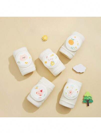 Baby Crawling Knee Pads, Thin Summer Infant Knee Protector Anti-Fall Toddler Knee Pads Knee Sleeve Crawling Aids