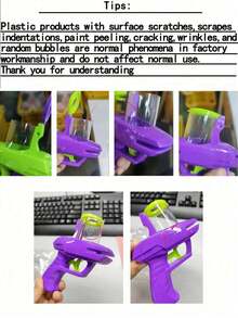 8 Colors Flying Disc Launcher, Indoor & Outdoor Toys For Kids, Parent-Child Interactive Gifts, For Boys & Girls, Children's Toy Guns, Educational Games, Travel Toys, Beach Toys, Funny Outdoor Games, Halloween & Christmas Gifts, Goodie Bag Stuffers - Multicolor - View 9