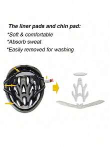 Casco de bicicleta, casco de ciclismo, gafas de sol incluidas - Rojo - Ver 9