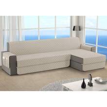 2/3/4-Seater Sofa Cover With Ottoman (1 Piece) (Universally Reversible): Water-Repellent And Scratch-Resistant, For Living/Office Spaces. Ideal For Pet Owners, Families, And Those Seeking Low-Maintenance Furniture.