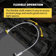 Powerful Magnetic Oil Drain Plug Remover | Heat-Resistant Oil Filter And Oil Pan Wrench | Universal For SUVs, Trucks, And RVs | The Ultimate Tool For Removing Automatic Oil Drain Bolts | Essential Car Tool: Car Accessories, Women's Car Gear, Truck Accessories, Car Essentials-A Labor-Saving Tool For Easy Maintenan - Multicolor - View 5