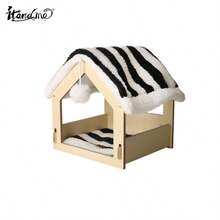 ITANDME Wooden Guinea Pig Hideout, Bunny Bed Nesting House, Sleeping Area Rabbit & Guinea Pig Shelter, Modular Assembly Guinea Pig Bed, Tent House & Habitat; Small Animal Hideout Suitable For Ferrets, Rats, Rabbits, Guinea Pigs,Hedgehogs - Nhiều màu - Xem 11