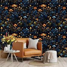 17.7in*6.5/9.8ft Peacock Pattern Self-Adhesive Wallpaper, Waterproof Removable Plant Wall Sticker, Elegant Wall Mural, Home Decor, Wall Art - Multicolor - View 6