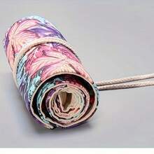 12/24/48/72 Slots Handmade Maple Leaf Canvas Pencil Case - Large Capacity Pencil Box - Sketch Stationery Box - Simple Stationery Box - Pencil Pouch Pen Holder