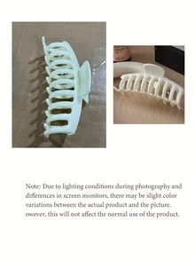 New Soft Silicone Hair Claw Clips, Soft Shock-Absorbing Headrest Clips, Gripping Hair Accessories, Women's Hair Clips Autumn Accessories, Professional Styling