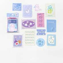 1 Packung Scrapbooking Zubehör, dekorative Notizblöcke, witzige Obst-Serie, geeignet als Geschenk, für Büro, Zuhause, Markierungen, Etiketten, Klassenzimmer, Unterhaltungsspielzeug, Studentenplaner, kreative vintage Dekorations-Aufkleber für DIY - Verschiedenfarbig - Übersicht 15